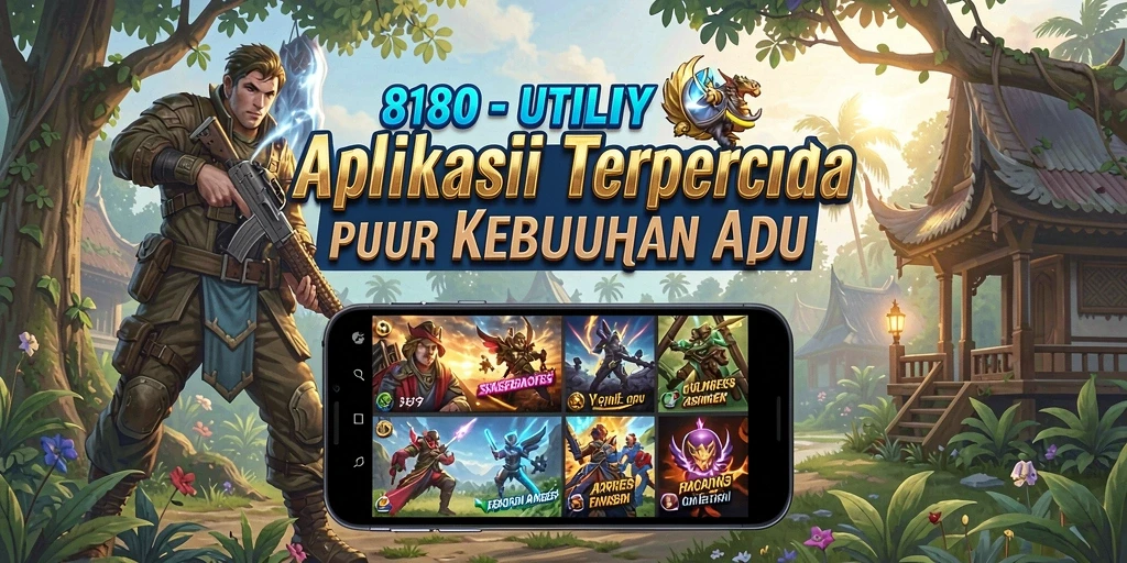 Screenshot utama 8180 menunjukkan interface user-friendly dan fitur unggulan.