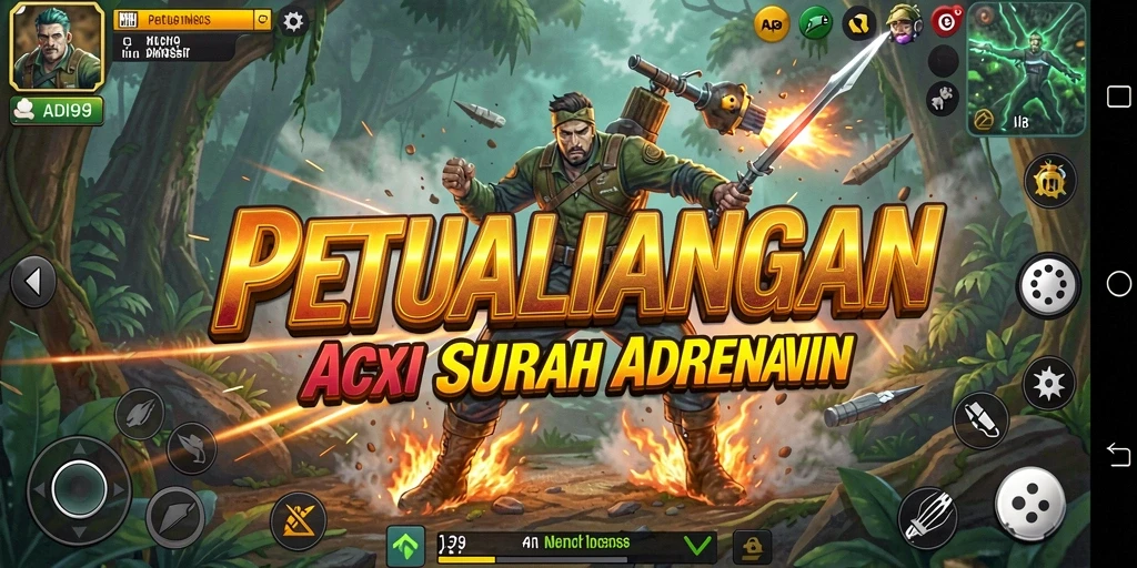 Tampilan gameplay seru dari ADI99 yang menantang.
