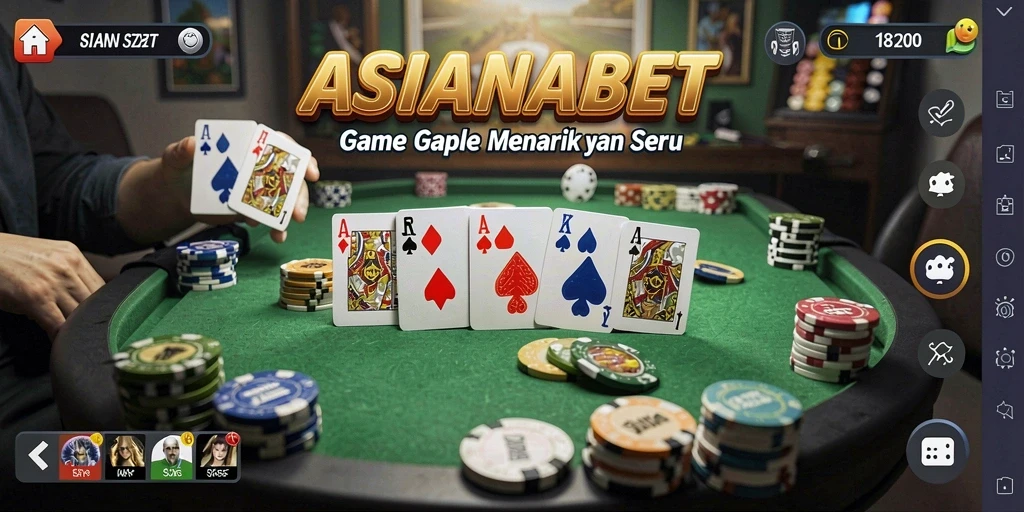 Tampilan gameplay ASIANABET yang menarik dan interaktif.
