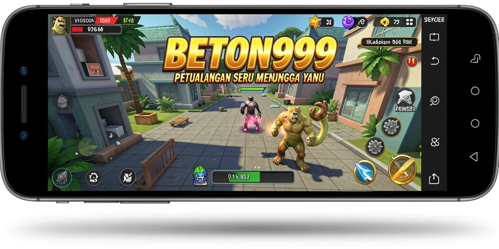Tampilan gameplay seru dari petualangan di BETON999.