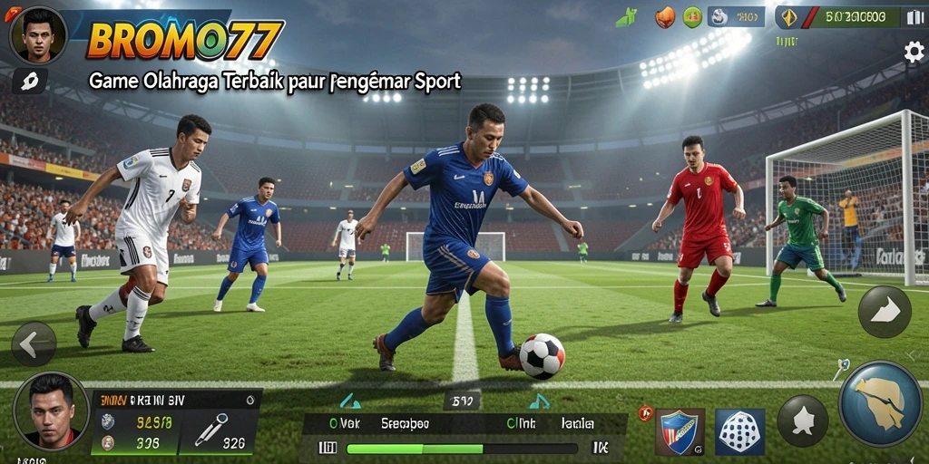 Tampilan gameplay BROMO77 yang seru dan realistis.