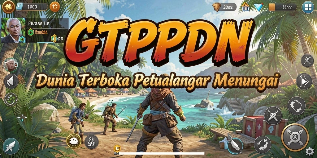 Tampilan gameplay yang menampilkan eksplorasi dunia terbuka GTPIDN.