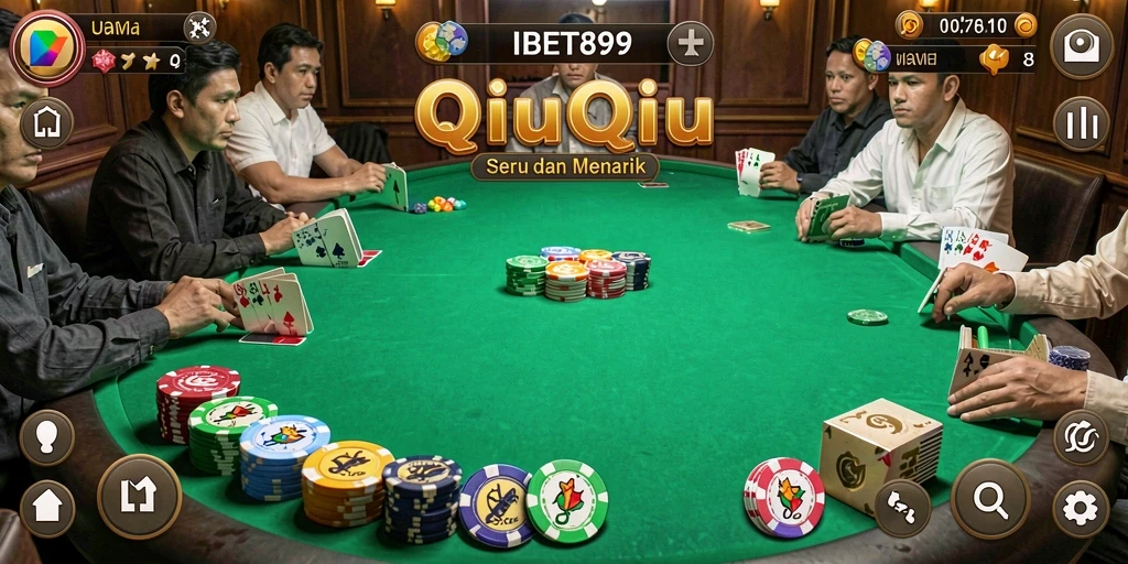 Tampilan gameplay QiuQiu yang menarik dan dinamis.