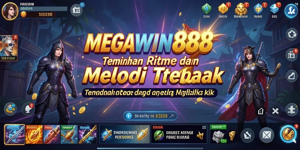 Tampilan gameplay MEGAWIN888 yang penuh warna dan mengasyikkan.