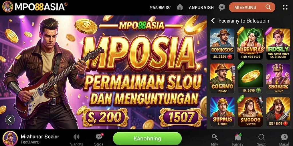 Tampilan menarik dari gameplay MPO88ASIA yang mendebarkan.