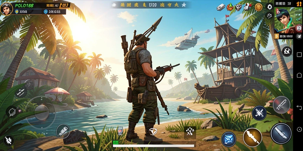 Tampilan gameplay seru dalam dunia terbuka POLO188.