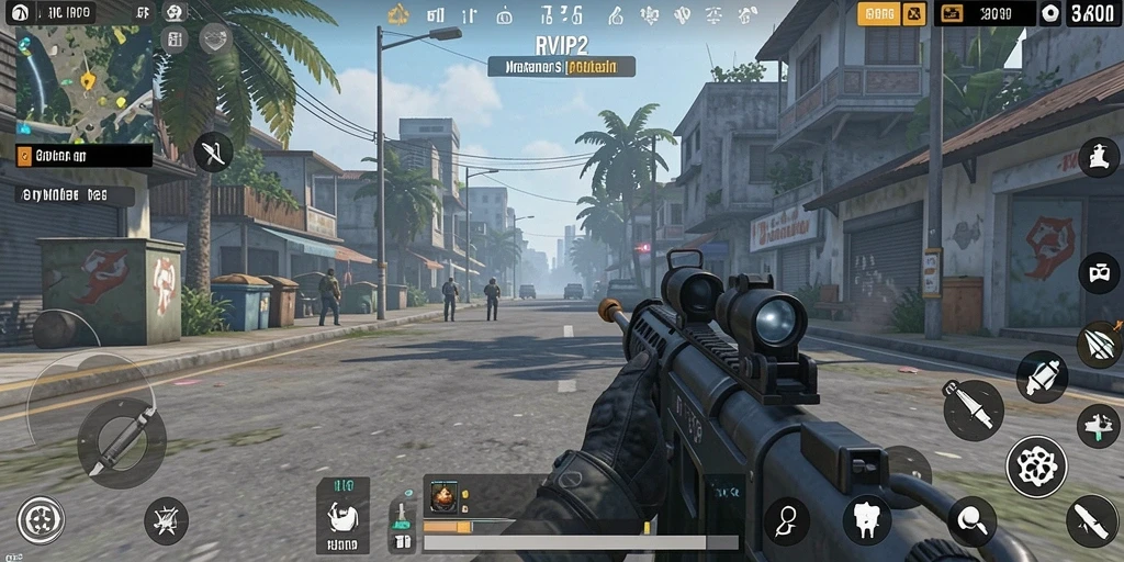 Tampilan gameplay simulator yang realistis dan interaktif.