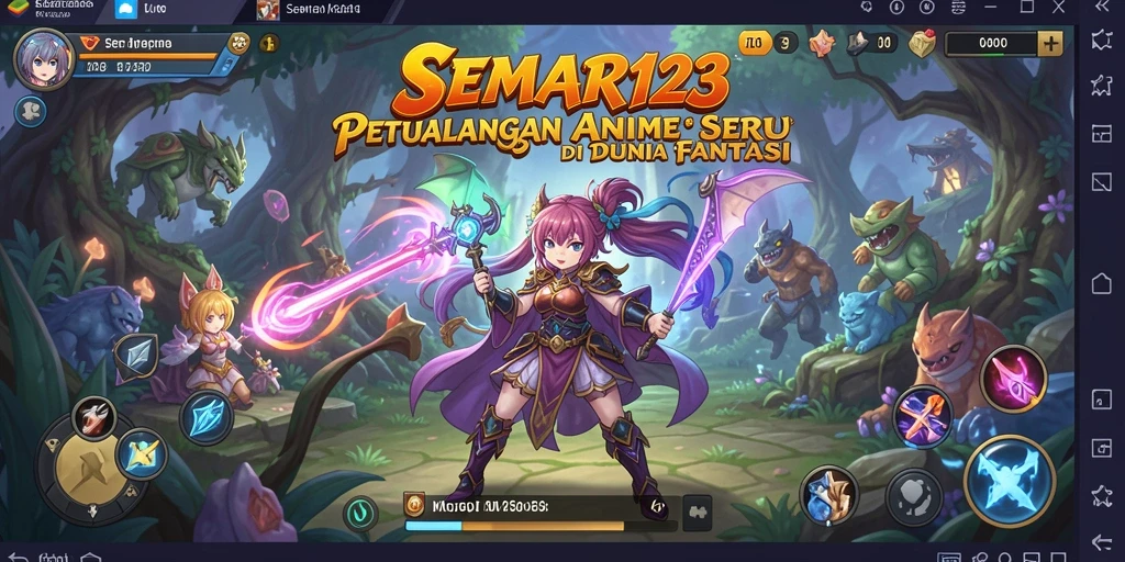 Tampilan gameplay <strong>SEMAR123</strong> yang mendebarkan dengan karakter Anime ikonik.